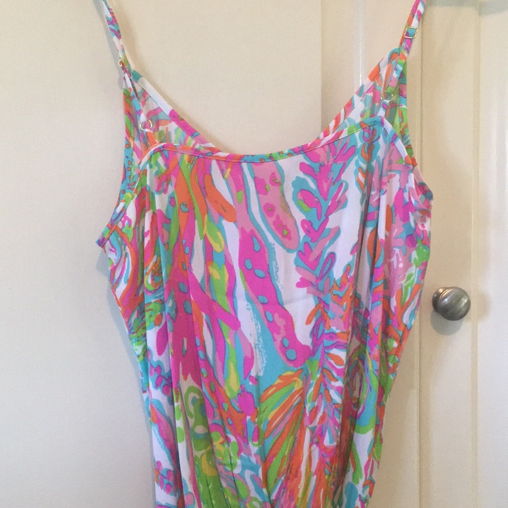Scuba to Cuba Lilly Pulitzer Deanna Romper - Picture 6 of 7